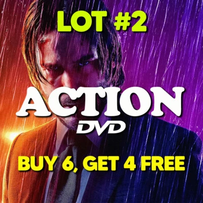 LOT #2 Of Action Movies On DVD | Buy 6 Get 4 Free | Region 4 | Updated Weekly - image 1 of 2