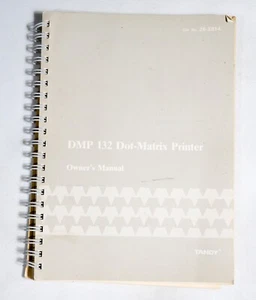 Vintage Tandy DMP 132 Dot-Matrix Printer Owner's Manual 26-2814 ST533B30 - Picture 1 of 3