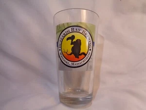 Vtg BUZZARDS BAY BREWING Westport Massachusetts Bar Beer Drink Glass - Picture 1 of 7