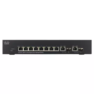 Cisco SG300-10PP 10-Port Gigabit PoE+ Switch With AC, 1 Year Warranty - Picture 1 of 1