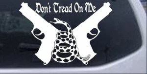 Calcomanía Dont Tread On Me Gadsden pistolas ventana coche o camión portátil pegatina - Imagen 1 de 32