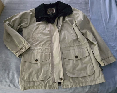 Pacific Trail 女士夹克,法兰绒衬里,中号,拉链/扣前襟,二手 — 第 1/4 张图片