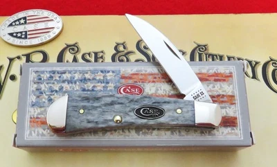 Cuchillo Case XX Sway Back 2020 hueso gris y estuche escudo negro ¡Sin usar, en caja original! Sin precio base Foto 1 de 4