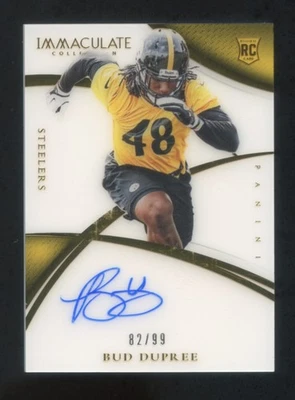 2015 IMMACULATE BUD DUPREE RC AUTOGRAPH #ED 82/99  STELLERS  RARE HIGHEND - Image 1 of 2