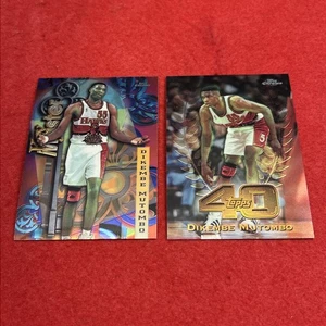Dikembe Mutombo - 1997-98 Chrome Season’s Best #25 & Topps 40 #T40-24 - Imagen 1 de 13