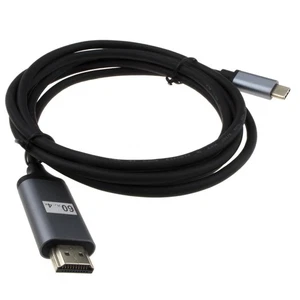 Encab USB-C auf HDMI Kabel 4K 60Hz UHD Kabel Adapter schwarz 1,8 m - Bild 1 von 1