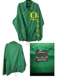 Men's Nike Green Oregon Ducks Shield Coaches Jacket Size XXL - Picture 1 of 9