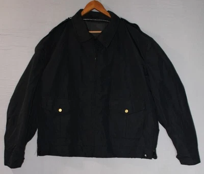 Vintage Blauer Police Jacket Mens XL Black Law Enforcement Full Zip Made USA 90s - Image 1 of 4