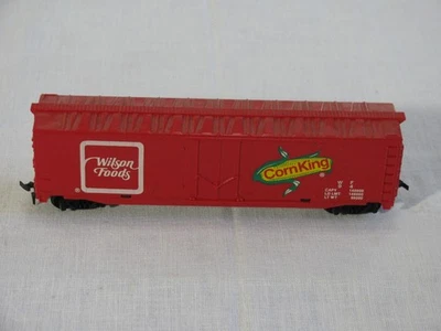 Coche de carga Tyco escala HO puerta enchufable de colección, Wilson Foods Corn King WF 94 Foto 1 de 4