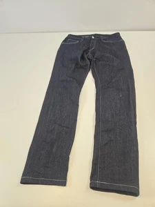 Pantalones de mezclilla azules Delta personalizados para hombre 31x31 lavado oscuro índigo pierna recta hechos en EE. UU. - Imagen 1 de 14