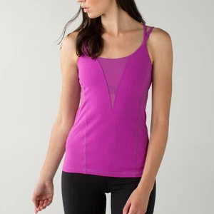 Camiseta deportiva Lululemon Exquisite Tank Ultra Violeta Full-On Luon talla 8 - Imagen 1 de 7