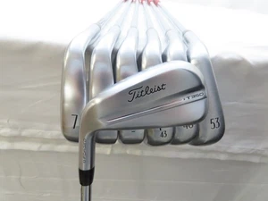 Used LH Titleist T350 Iron Set Current Gen 6-PW,48*,53* AMT Red Regular Flex R - Picture 1 of 7