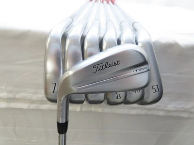 Used LH Titleist T350 Iron Set Current Gen 6-PW,48*,53* AMT Red Regular Flex R - Image 1 of 4
