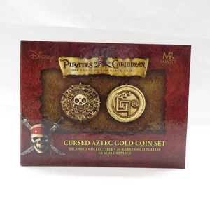 Juego de monedas Master Replicas Piratas del Caribe Aztecas Malditos Chapados en Oro 24k - Imagen 1 de 7