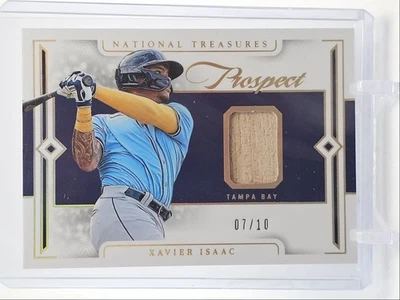 XAVIER ISAAC 2024 NATIONAL TREASURES PROSPECT LUMBER PATCH /10 Q5332 - Image 1 of 2