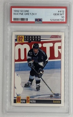 1992 Score Wayne Gretzky #412 PSA 10 Gem Mint 🌶️🥵 - Image 1 of 2