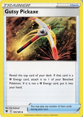 2022 Pokémon Astral Radiance #145/189 Gutsy Pickaxe - Image 1 of 3