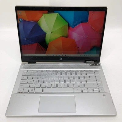 Broken HP Pavilion x360 Convertible 14M-CD0003DX 14" i5-8250U 1.6GHz 8GB RAM 128 - Image 1 of 4