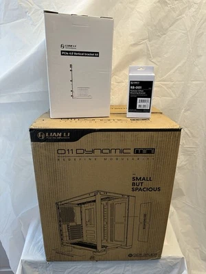 Lian Li O11 DYNAMIC Mini Computer Case PCIE 4 GPU VERTICAL BRACKET KIT INCLUDED - Image 1 of 4