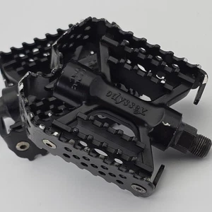 "Pedales BMX Odyssey Triple Trap 1997 1/2"" Old Mid School negros vintage originales" - Imagen 1 de 15