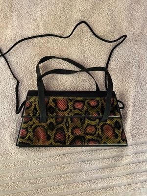 Cartera vintage de piel de serpiente Angela Frascone Foto 1 de 4