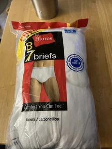 Vintage Hanes Herren FreshIQ ComfortSoft Slips 8er Pack (7+1 Pack) weiß L 36-38 LRG - Bild 1 von 3