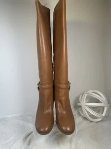 MICHAEL MICHAEL KORS Hamilton Embellished Leather Boot Size 9.5 - Picture 1 of 6