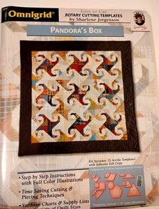 Omnigrid Rotary Cutting Quilting Templates "Pandora's Box" - Picture 1 of 2