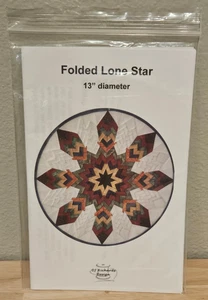 Folded Lone Star Pattern 13" Table Topper Placemat DJ Richards Design NEW - Picture 1 of 2