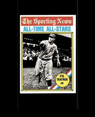 Topps 343 Pie Traynor 1976 ATG EX-MT #D1.433123 Foto 1 de 2