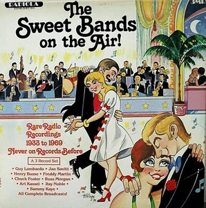 THE "SWEET BANDS ON THE AIR" (VARIOUS ARTISTS) 3 LP BOX-PREMIUM USED LP (NM/EX) - Picture 1 of 1