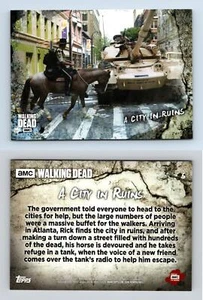 City In Ruins #6 The Walking Dead Road To Alexandria 2018 Topps Trading Card - Picture 1 of 1