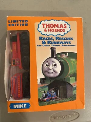 Thomas The Tank Engine Races Rescues & Runaways VHS 1999 Bonus Wooden Mike Rare - Image 1 of 4