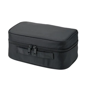 MUJI Nylon Makeup Box Small Size Black Made in Vietnam - Picture 1 of 2