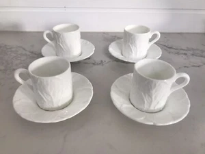 COALPORT COUNTRYWARE 4 Demitasse Cups and Saucers -Bone China England - Picture 1 of 6