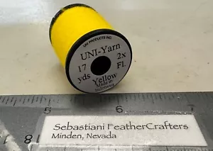 Uni Yarn 17 Yard Spool Yellow - Picture 1 of 3