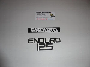 125 DTF YAMAHA EMBLEMES COMPATIBLE RESERVOIR D'HUILE ET GRILLE D'ECHAPPEMENT - Picture 1 of 1