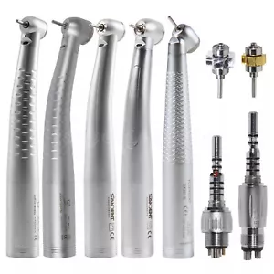 Dental High Speed Fiber Optic Turbine Handpiece 45° for KAVO Coupler 4/6 Holes - Picture 1 of 86