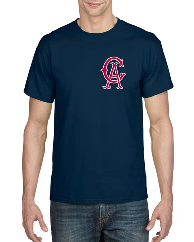 CALIFORNIA ANGELS 1965-70 RETRO THROWBACK LOGO T-SHIRT, NEW, MEN'S SIZES Cover