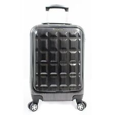 CHARIOT DURO 20" CARRY-ON HARDSIDE LAPTOP 4 WHEEL SPINNER LUGGAGE BRUSHED GREY