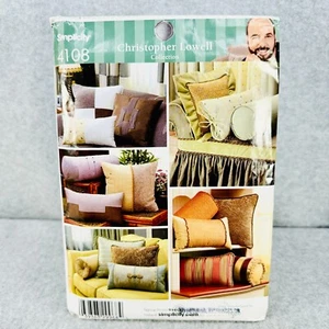 Simplicity 4108 Deko Nackenrollen und Dekokissen Schnittmuster Wohndeko - Bild 1 von 4
