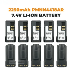 10x 7,4V 2250mAh PMNN4418AR Akumulator litowo-jonowy do Motorola DP2400 DP2600 P6600 8600 - Zdjęcie 1 z 12