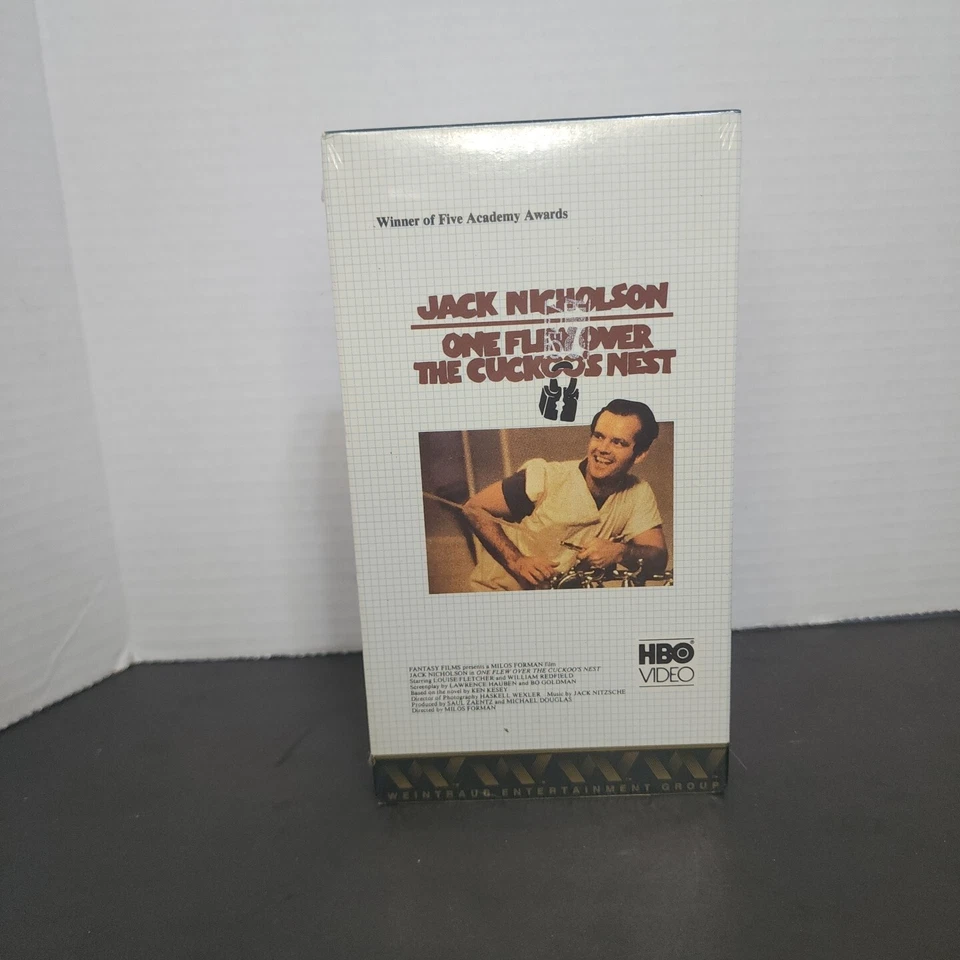 One Flew Over the Cuckoo's Nest VHS FACTORY SEALED Jack Nicholson HBO Video - Image 1 of 4