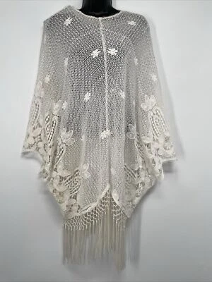 Miguelina Vonna Women's Crochet Lace Caftan / Coverup Size Medium NWT - Image 1 of 4