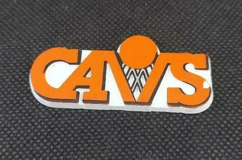 NBA Cleveland Cavaliers CAVS Rubber Magnet Basketball OOP Black Net Cover