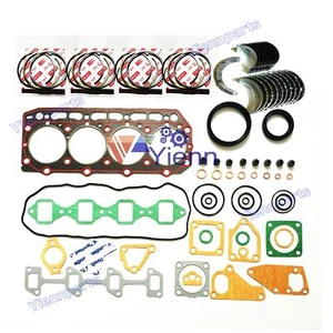 4TNE84 Overhaul Re-ring Kit For Yanmar Engine John Deere 6675 990 4610 4510 4600 - Picture 1 of 4