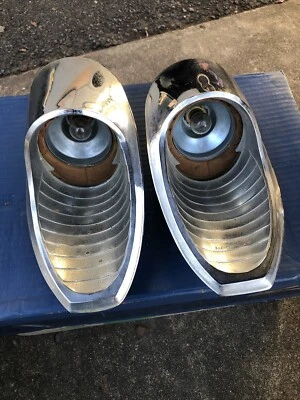 Mercury Colony Park Station Wagon 1962 par de luces traseras cromadas Foto 1 de 4