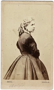 Désirée Artôt de Padilla, Opera Soprano CDV, Tchaikovsky's Only Female Lover - Picture 1 of 2