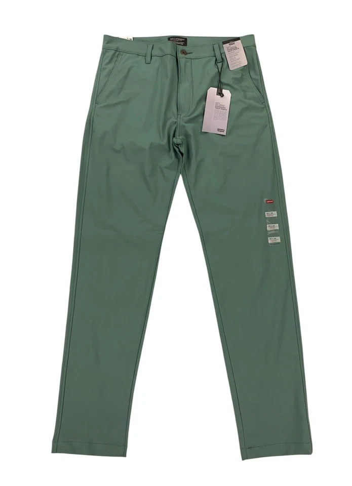 Levis XX Chino Standard Tech Pants Mens 31x32 Tapered Green Stretch A92150013