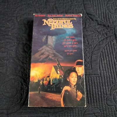 Needful Things (VHS, 1994) - tested! Stephen King - Image 1 of 3